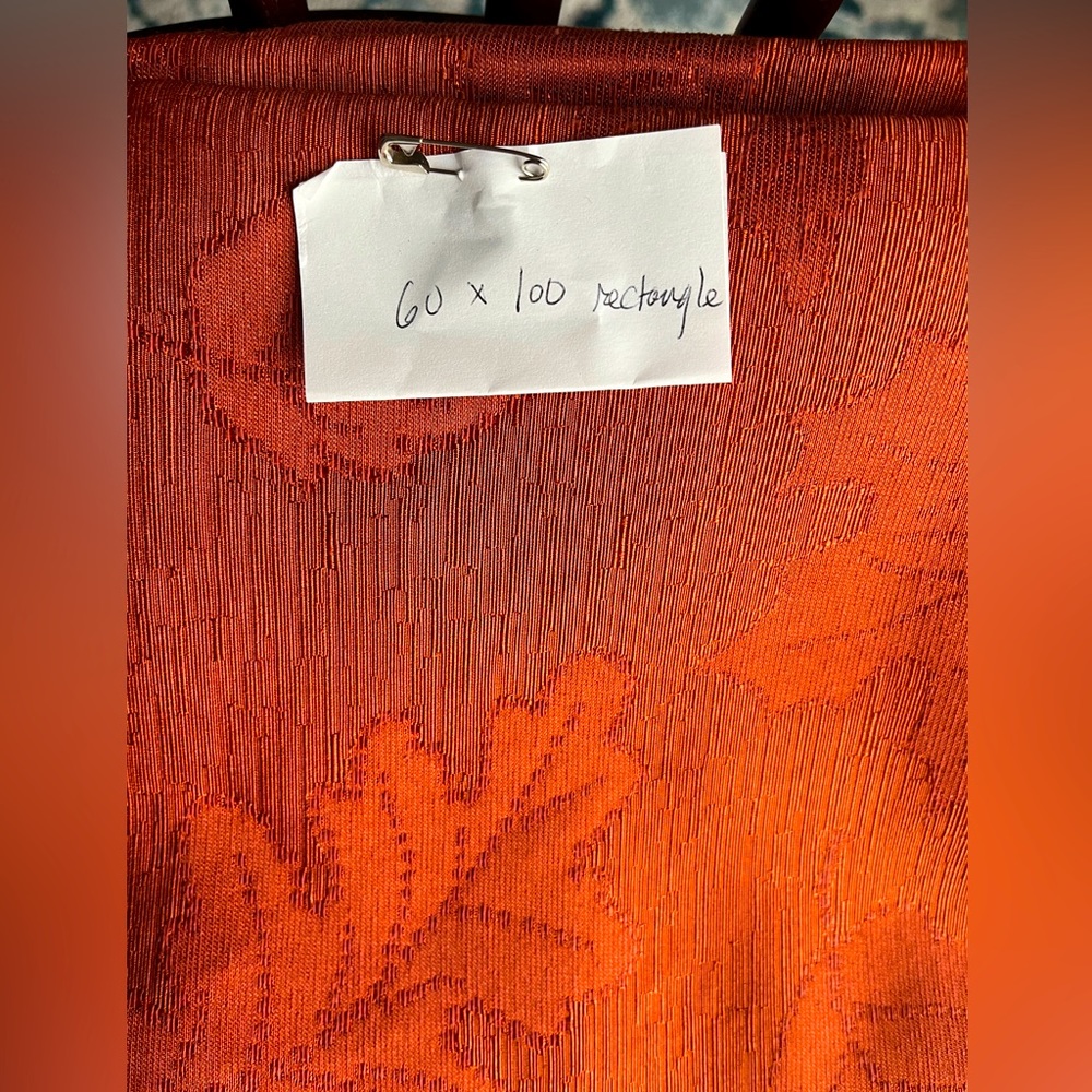 60x100” Rectangle Fall Tablecloth